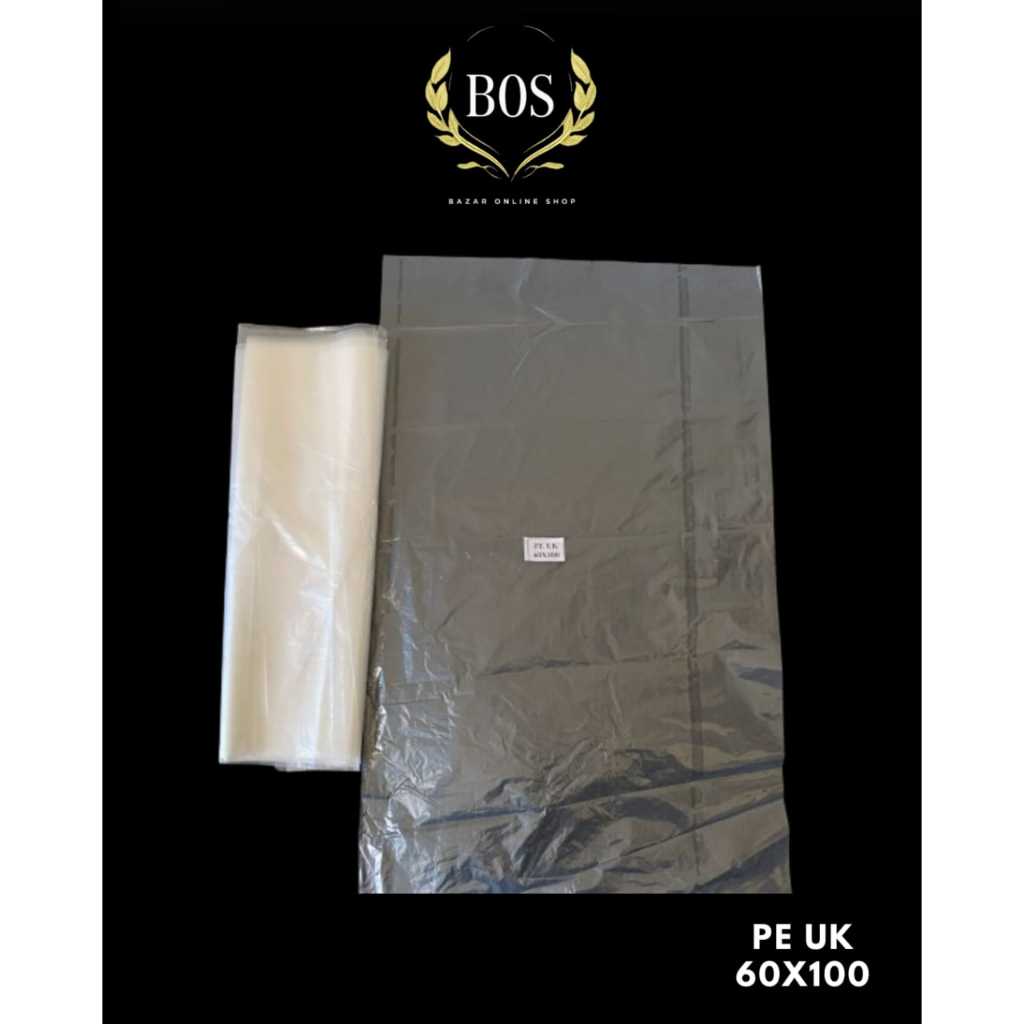 Plastik PE Bening UK 60x100x0.035 | Plastik Beras Kiloan | Plastik Ikan Hidup | Plastik | Plastik Ma