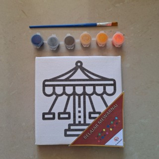 

INCLUDE 6 CAT !! MAINAN ANAK KANVAS LUKIS 15X15 INCLUDE 6 CAT DAN 1 KUAS