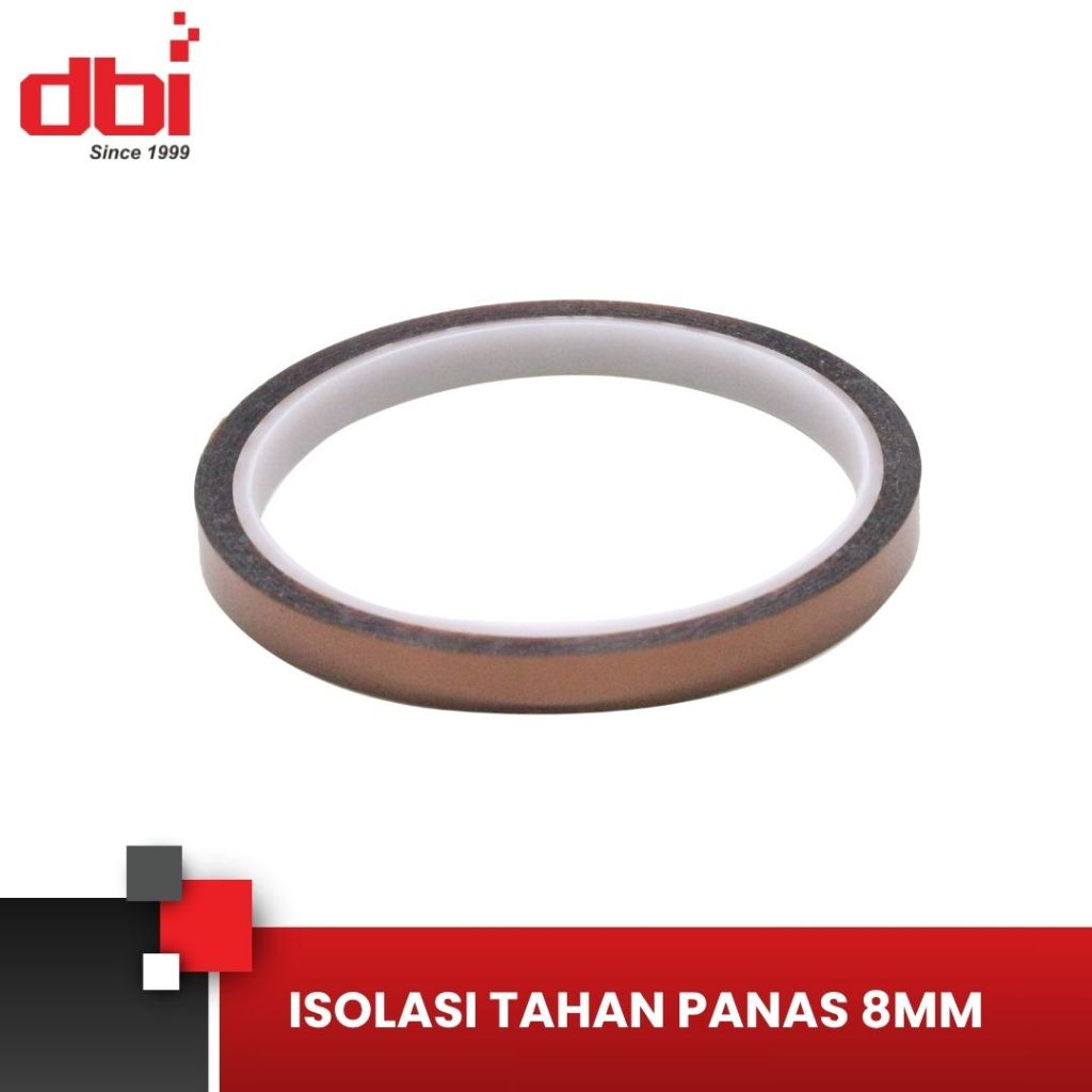 

Isolasi Tahan Panas Kapton Tape 8mm