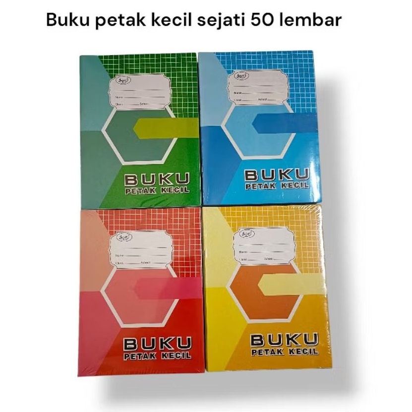 

buku tulis sekolah petak kecil sejati isi 50 lembar ( 10 buku)