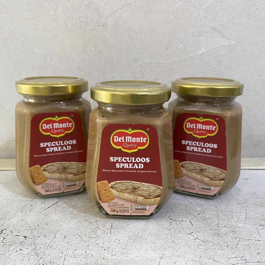 

Delmonte speculoos spread 190 gram | delmonte olesan speculoos crunchy dengan granola | del monte selai speculoos