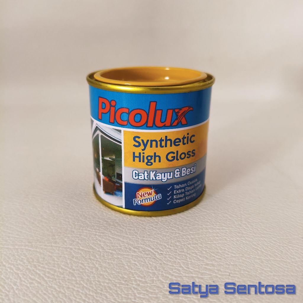 Cat PICOLUX Kayu & Besi Hitam Doff 100 cc