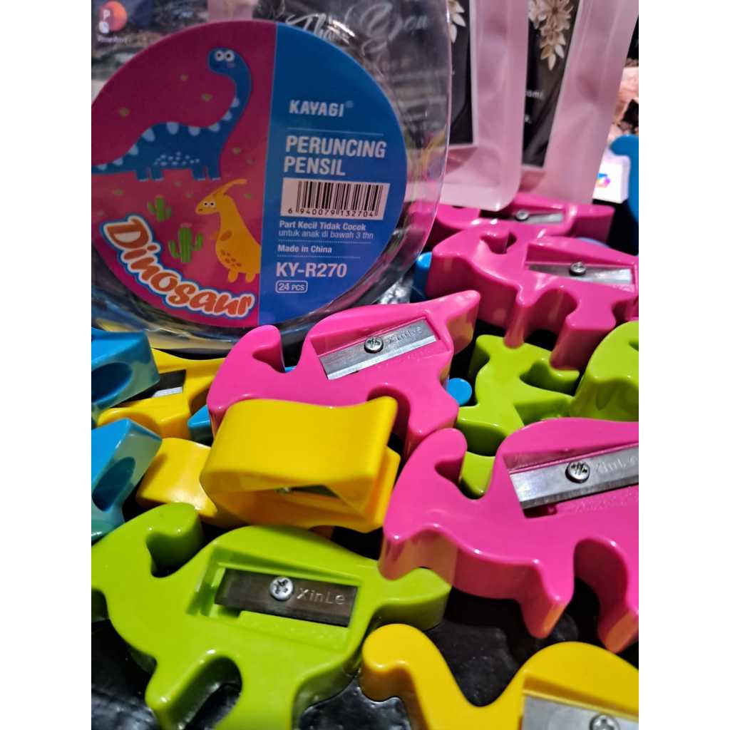 

[PG-ATK] JUAL Rautan Peruncing Pensil 1 PCS. Sharpener Toples Dino. Rautan Murah (1 BIJI)