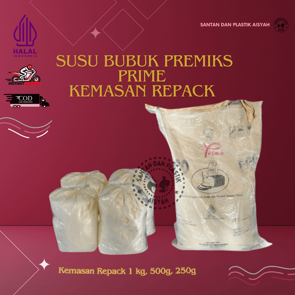 

SUSU BUBUK PREMIKS PRIME (KEMASAN REPACK 1 kg, 500 g, 250 g)