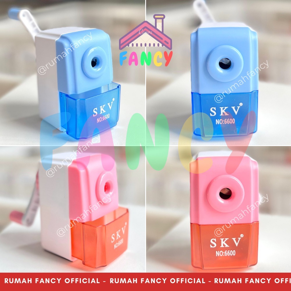 

Serutan Rautan Meja Putar Fancy SKV 6600 Anak laki-laki / Anak perempuan PREMIUM