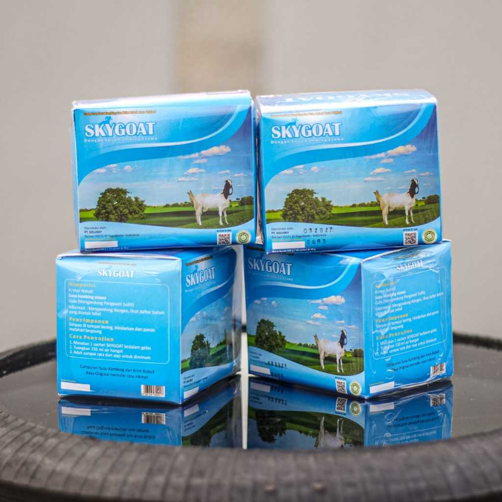 

PAKET 4 BOX Skygoat Susu Kambing Etawa Full Cream