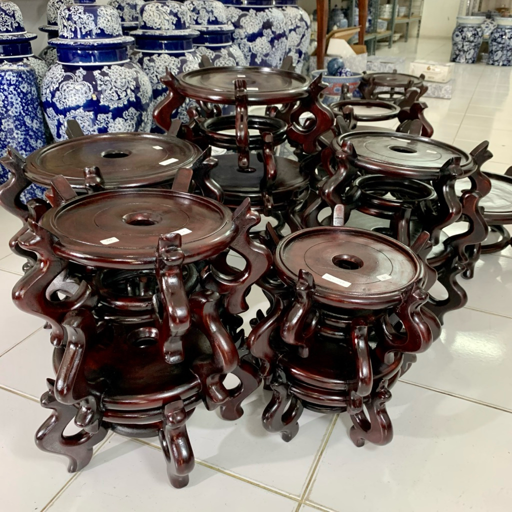 kaki kayu mahoni/kaki kayu pot / kaki kayu untuk hiasan guci
