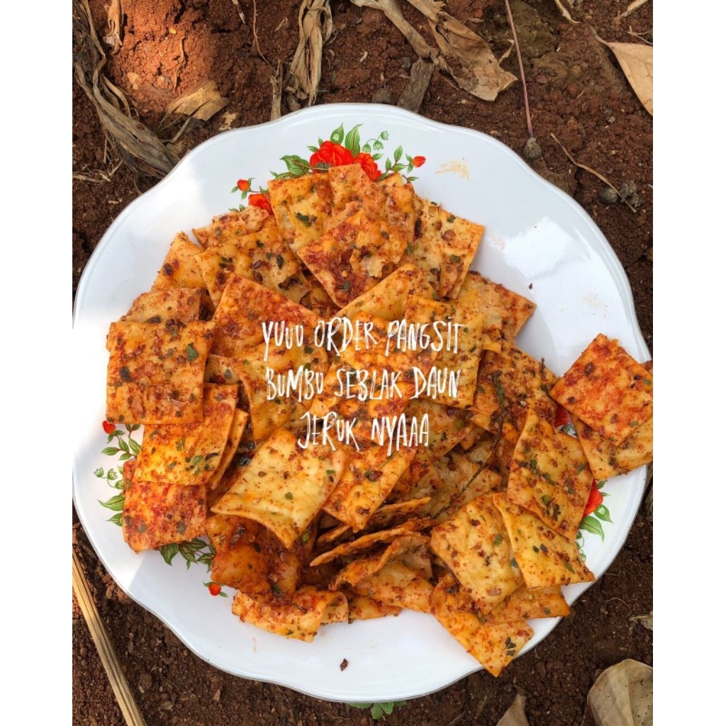 

kripikpangsitbumbuseblakdaunjeruk