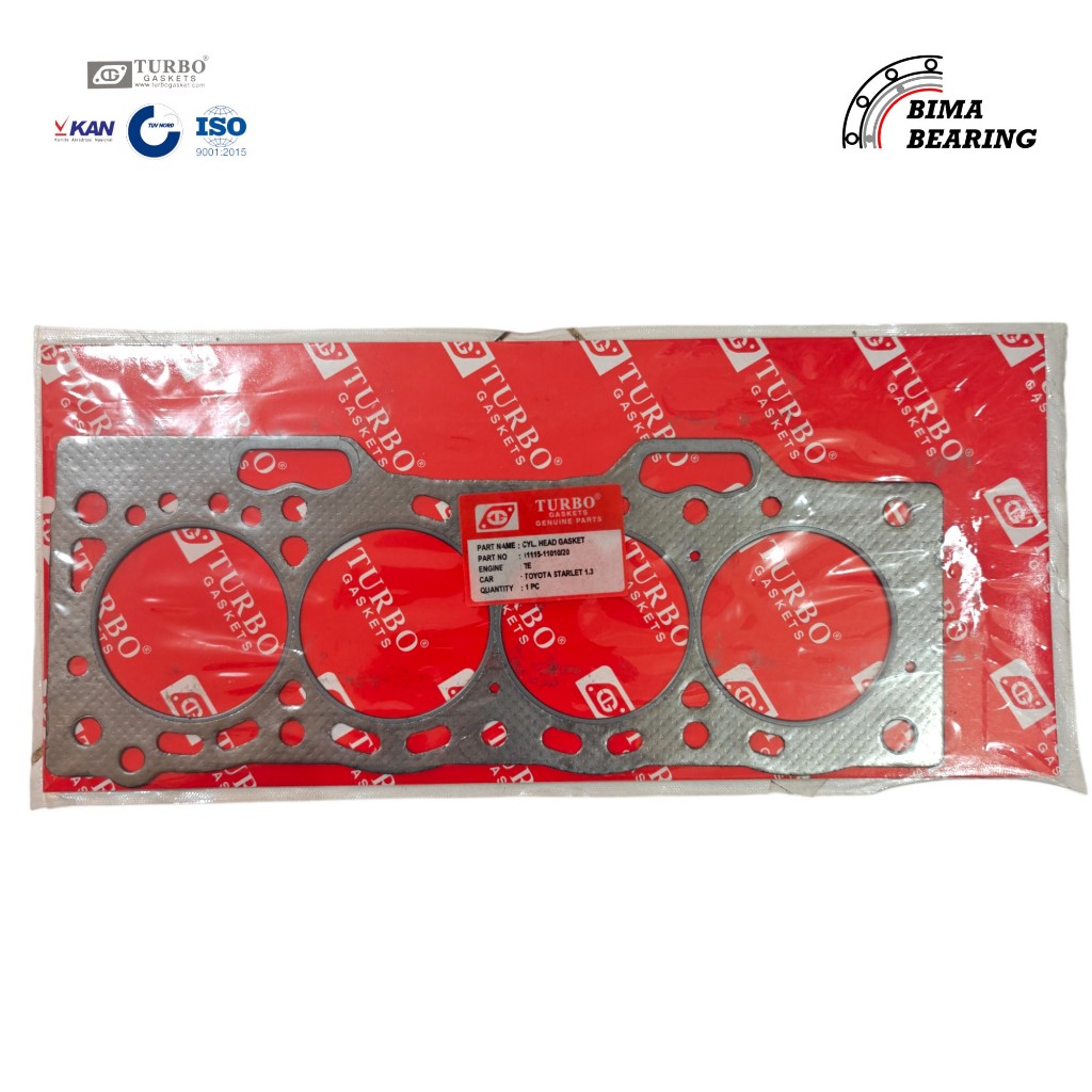Packing Head Asbes Starlet Kapsul Ep81 Ep71 1.3 1300 Cc 2E Turbo Paking Kop Cylinder Ori