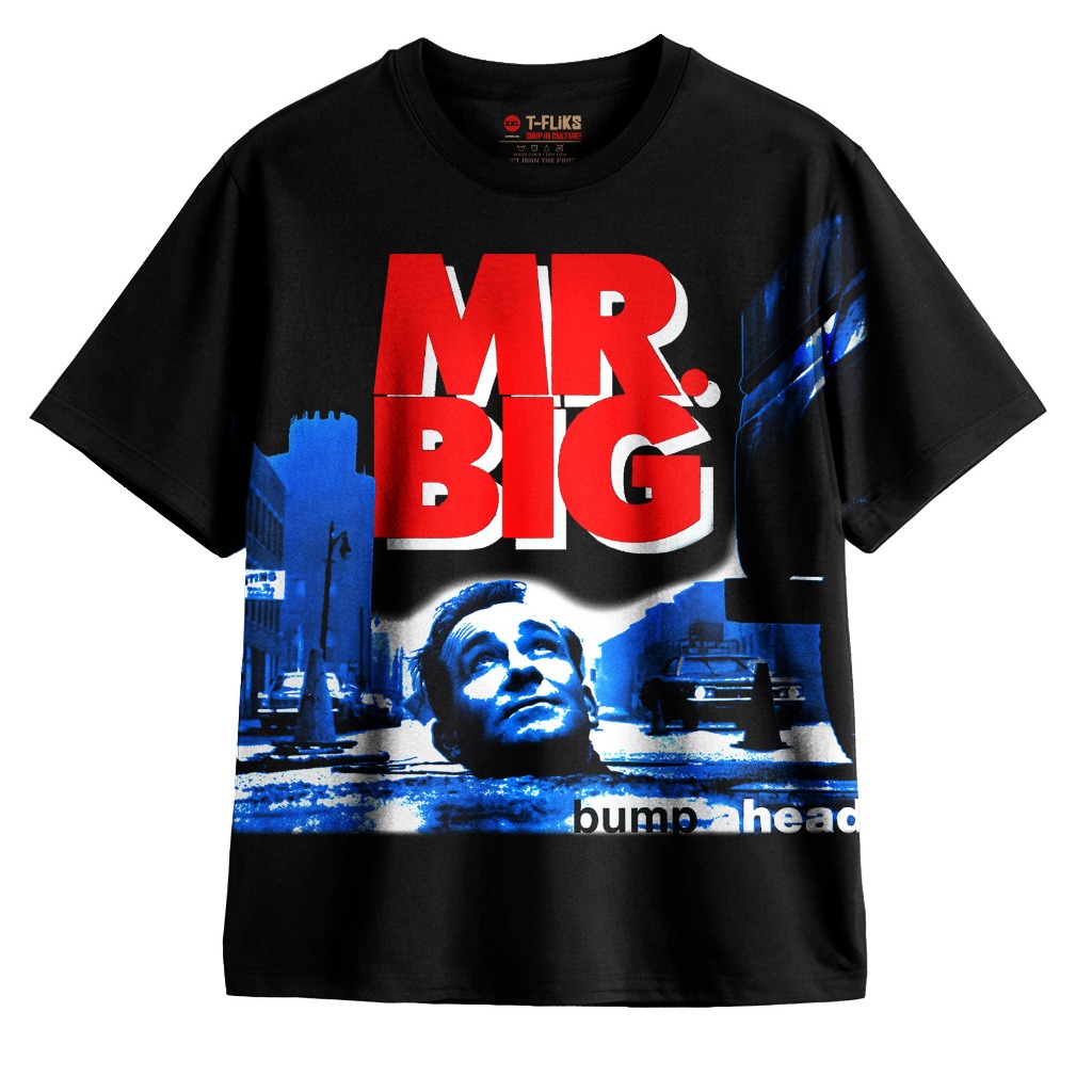 Original MR.BIG KAOS BAND TSHIRT OVERSIZE UNISEX HITAM - TFLIKS Unisex Tee