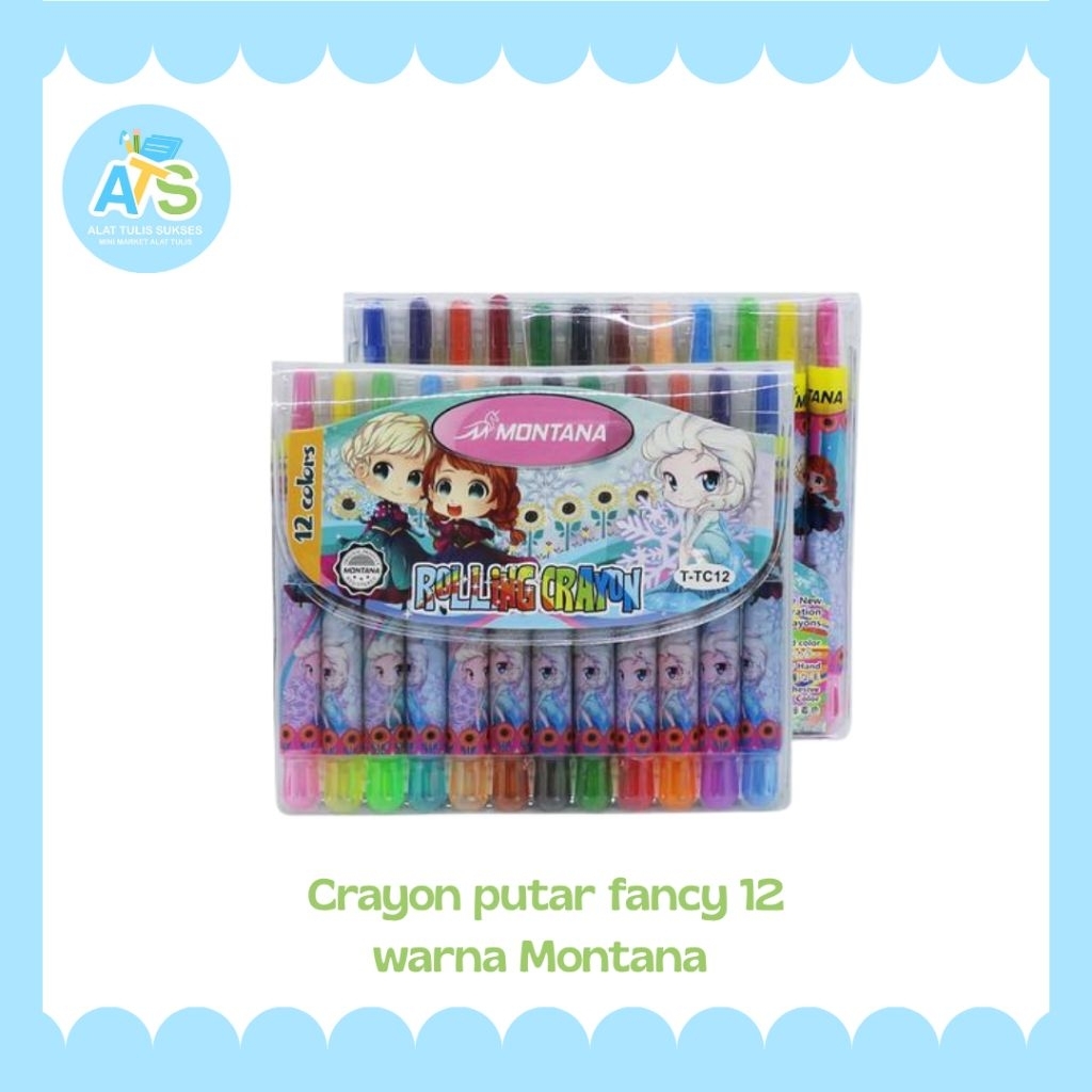 

crayon putar fancy 12 warna montana