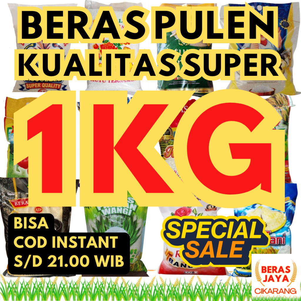 

Promo Beras Pulen Ramos Setra Kualitas Terjamin Bersih Bebas Kutu Super 1 kg Murah Gratis Ongkir