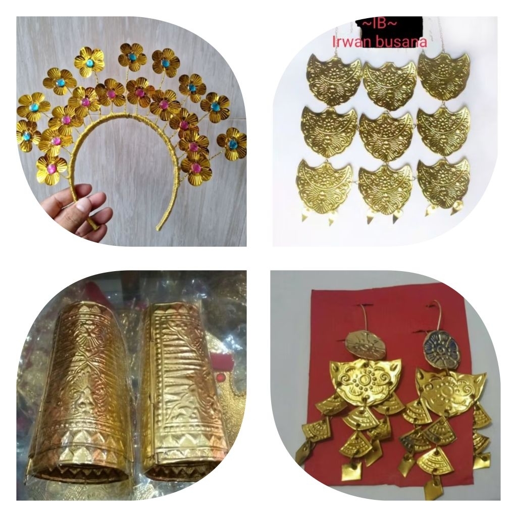 Aksesoris baju bodo anak2 1 set