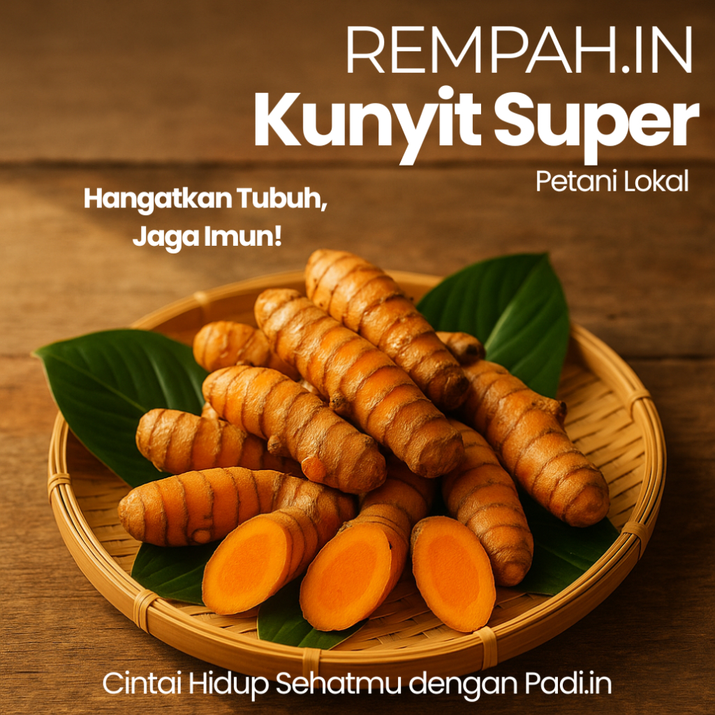 

Kunyit Segar Berkualitas Tinggi - Kunyit Asli - Bumbu Masakan Sehat dan Alami