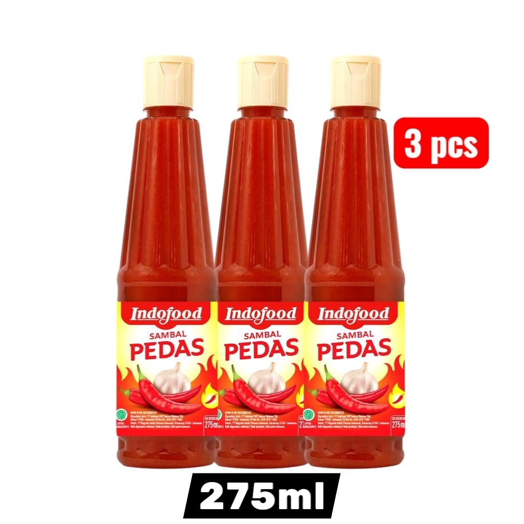 

Indofood Sambal Pedas 275ml ( 3 Pcs )