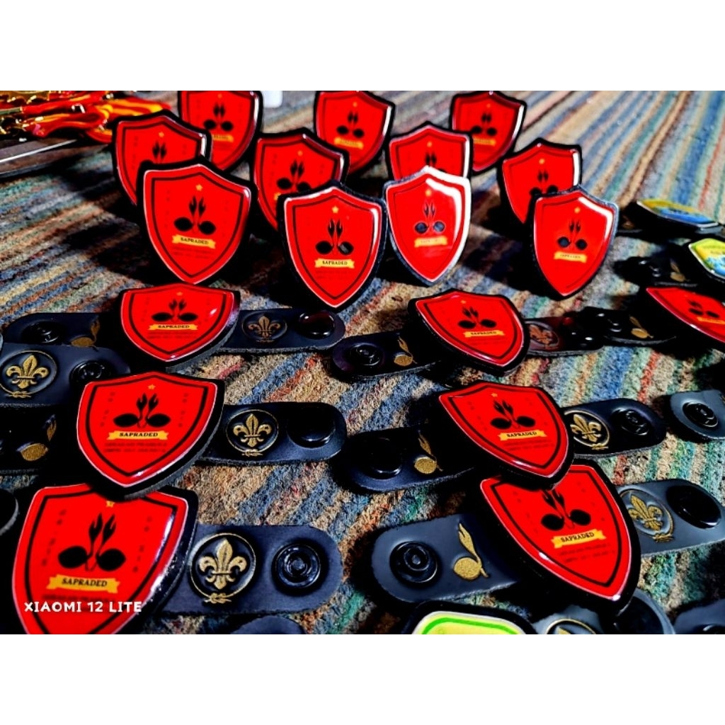 

Ring kacu Pramuka custom logo sesuai dengan desain keinginan sendiri