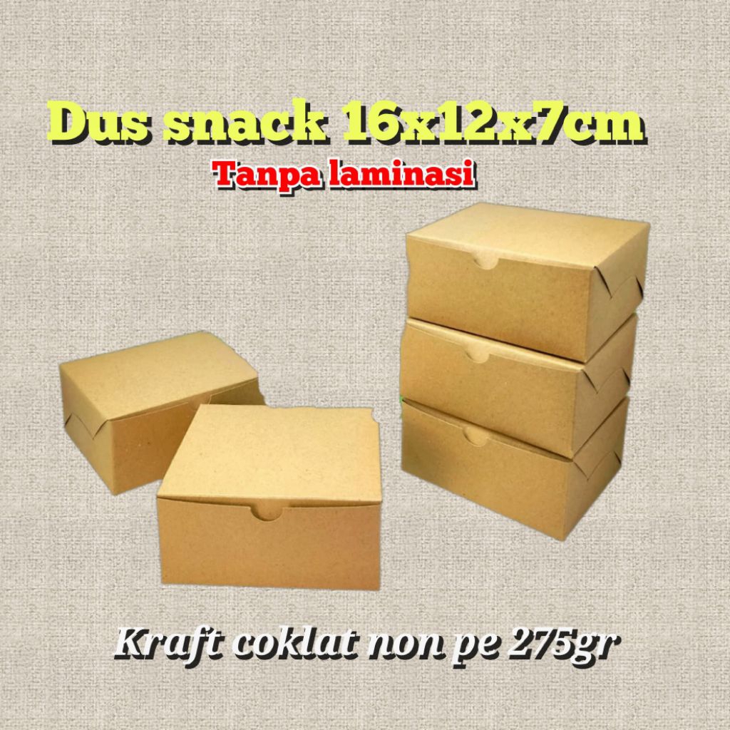

Dus snack Box kue kemasan makanan pried chicken16x12x7cm