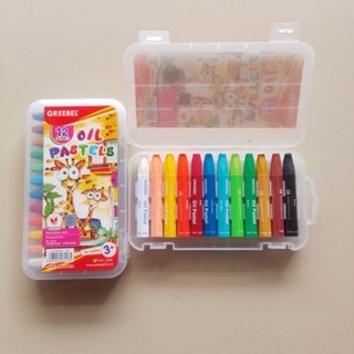 

Crayon Oil Pastel Greebel 12 Warna ( Set ) [ Original ]