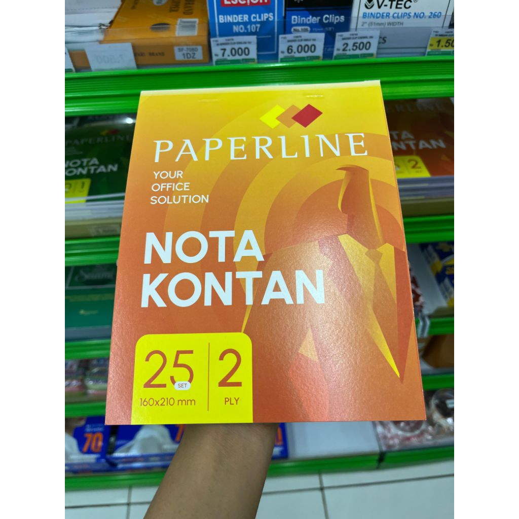 

paperline Nota kontan