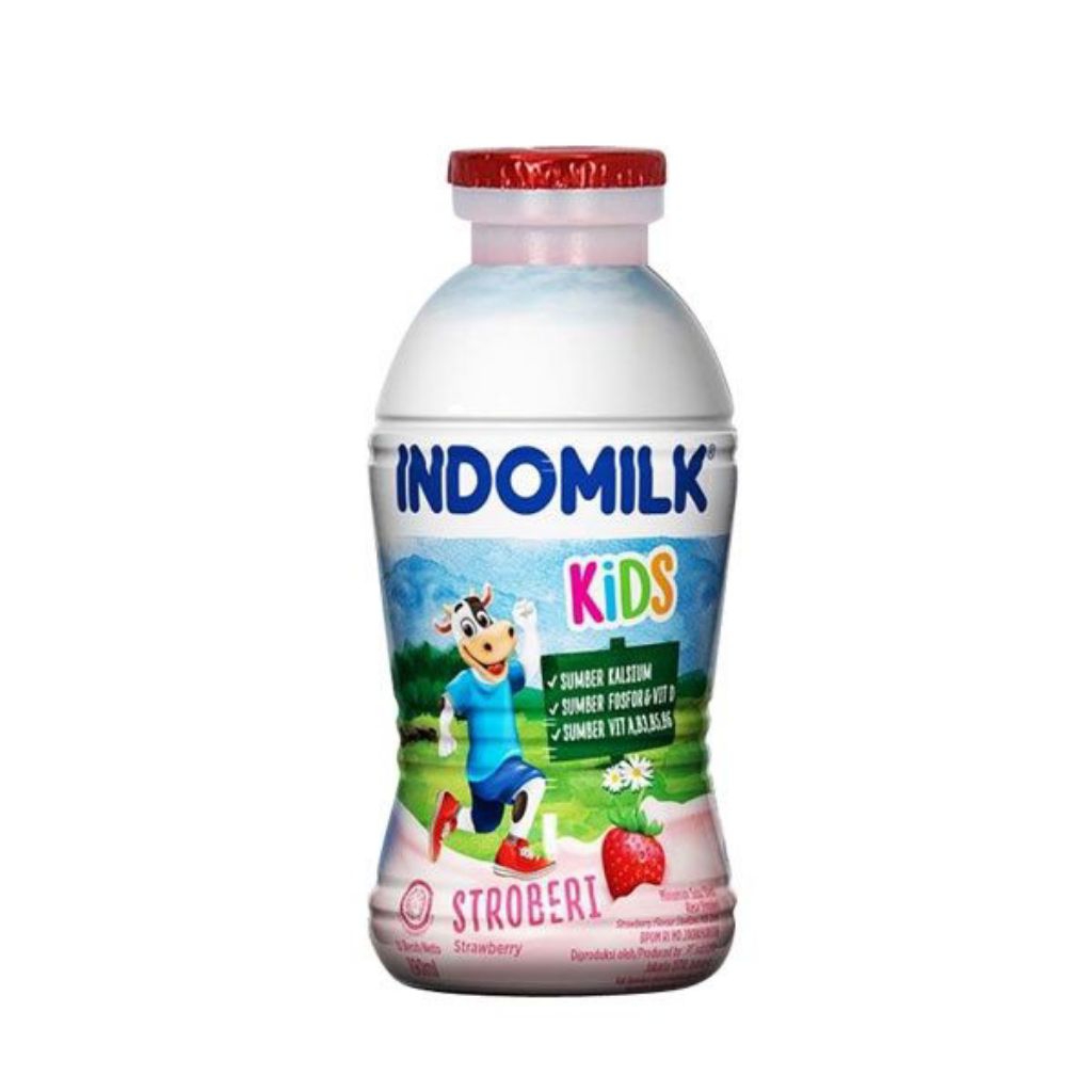 

Susu INDOMILK kids Botol 190ml (1dus isi 24botol)