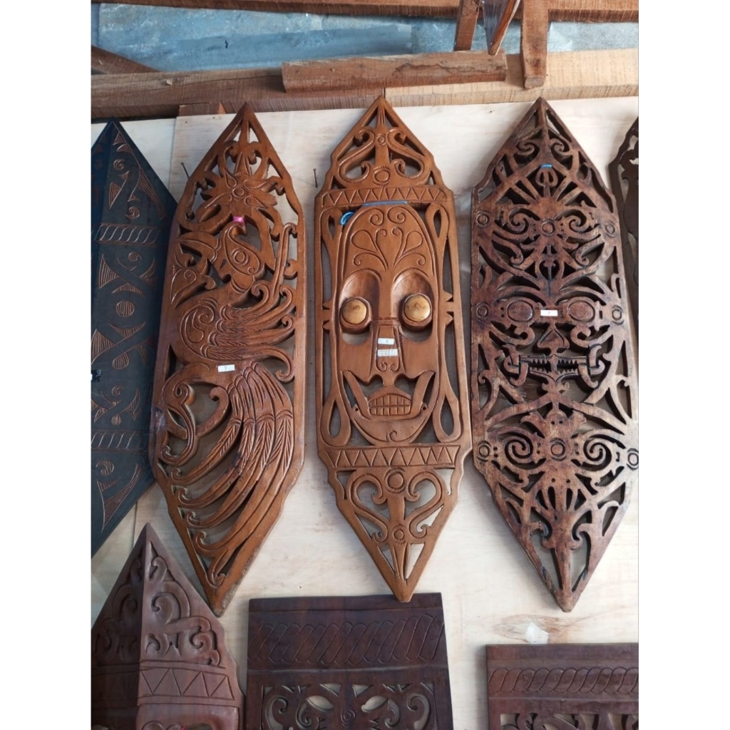 TAMENG UKIR KHAS DAYAK - TAMENG KAYU ULIN KALIMANTAN - TALIWANG KHAS DAYAK