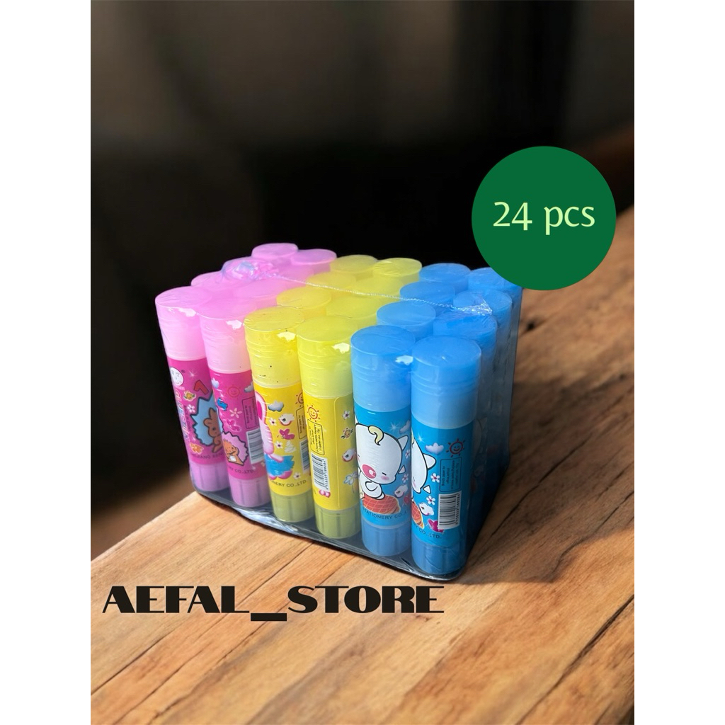 

24 pcs Lem Stik Glue Stik Fancy 10g