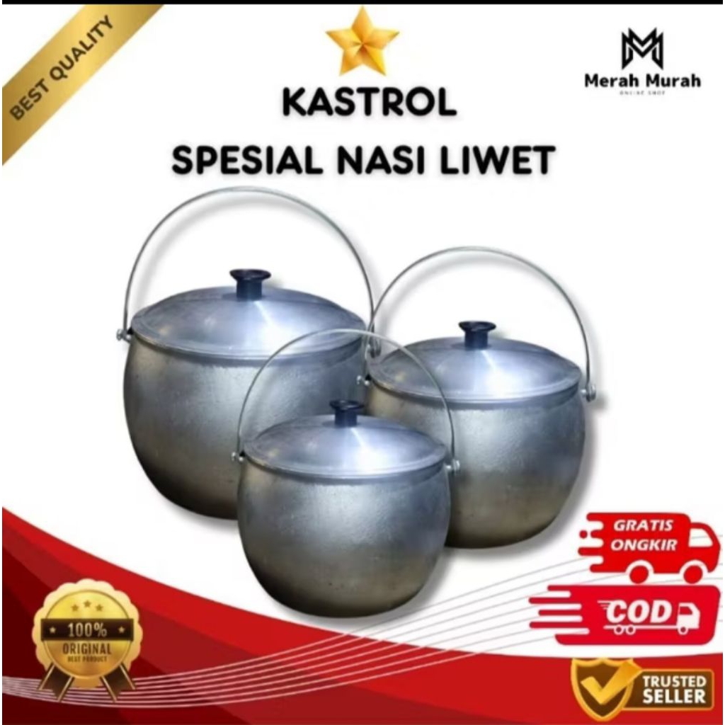 Panci Liwet Tradisional Bahan Tebal  Kastrol Liwet Termurah
