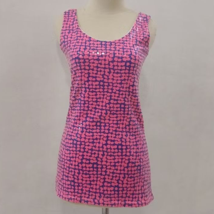 Baju Atasan Blus Tengtop Blouse Tank Top Fayet Pesta Bling Bling Cantik Murah