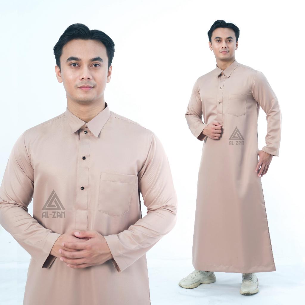 Flash Sale Jubah Slimfit Atqia Jubah Gamis Pria Muslim Slimfit Jubah Gamis Pria Lengan Panjang