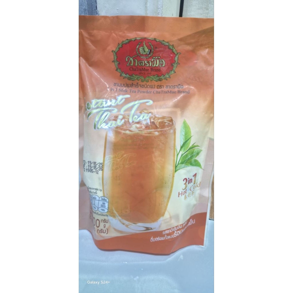 

READY STOCK Cha Tra Mue 3 in 1 Instant Powdered Thai Tea Teh manis Bubuk Asli Thailand [Harga Satuan]