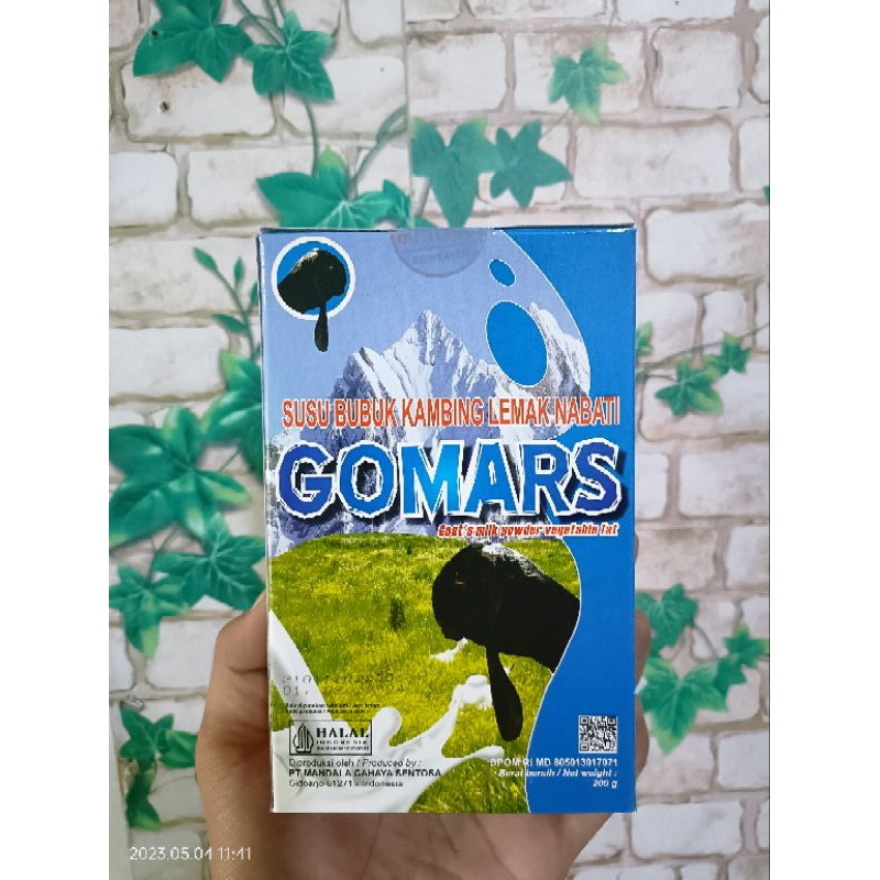 

[oddsolshop] pekanbaru/Gomars Susu Bubuk Kambing 200GR Lemak Nabati Goat Milk Powder