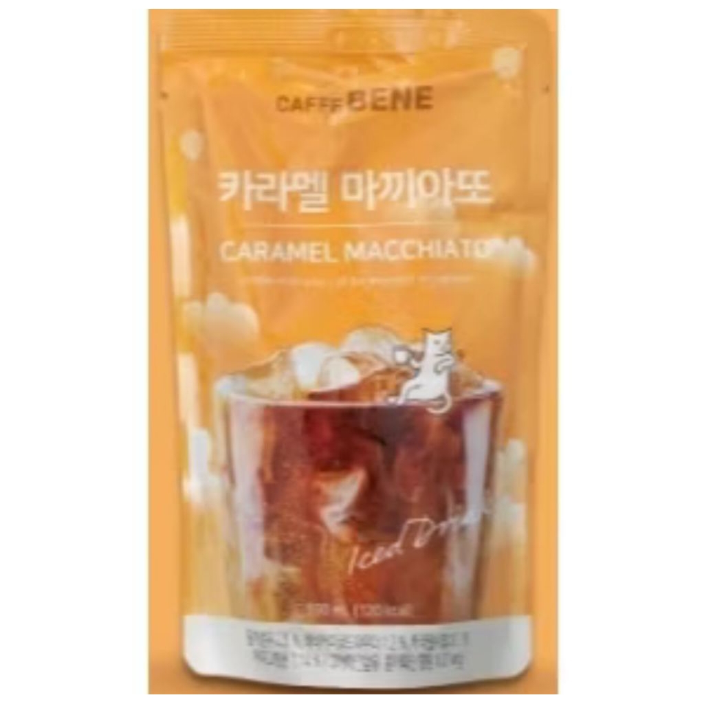 

CAFFE BENE ICED POUCH DRINK 190ML