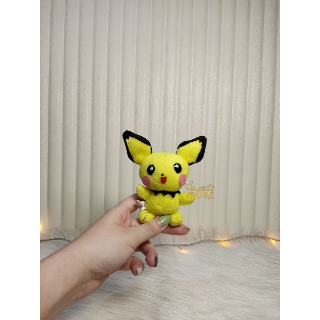 Boneka Pokemon Pichu Vintage - Bandai