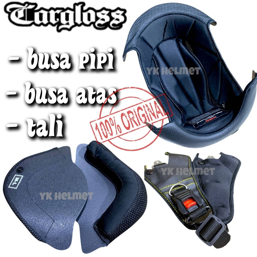 ready BUSA HELM CARGLOSS ORIGINAL FULLSET cargloss l CFM RETRO - busa pipi carglos - tali cargloss