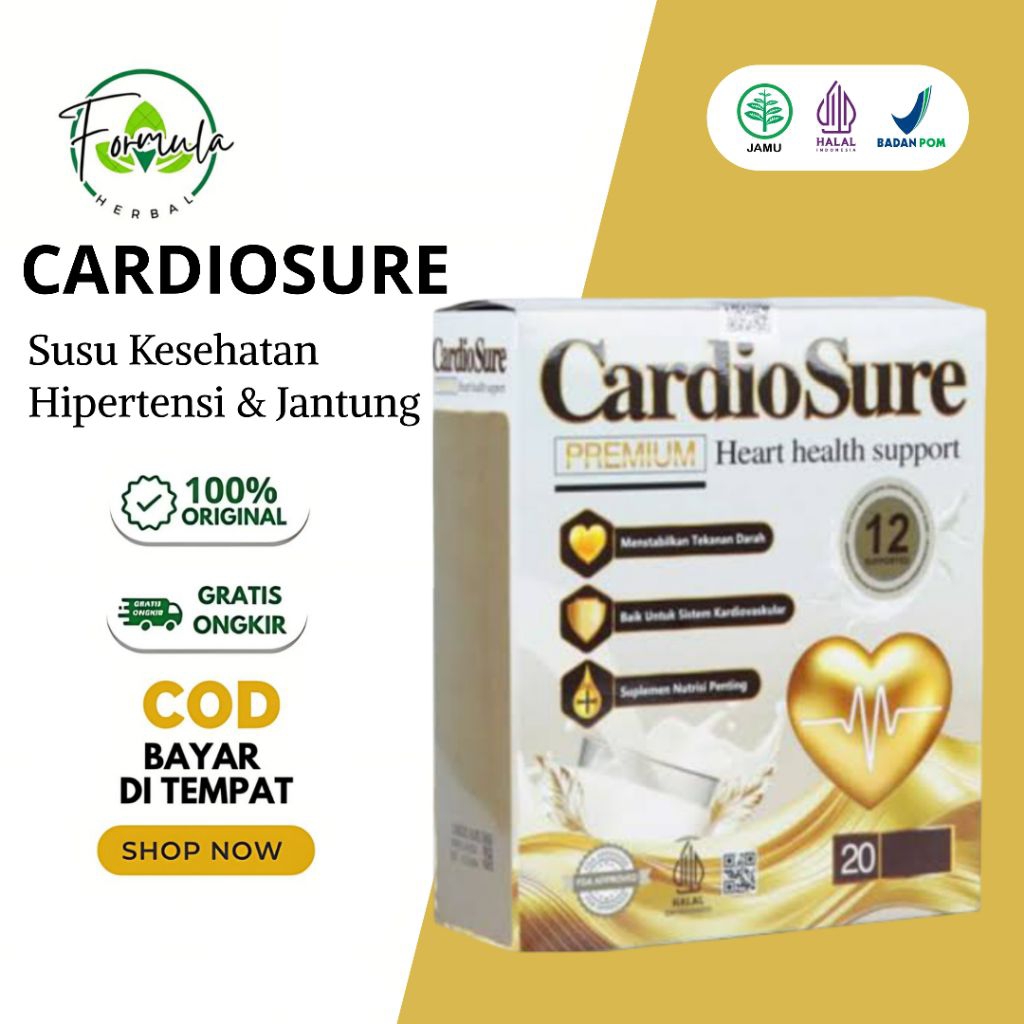 

Cardio Sure Official Store Susu Bubuk Milk Murni Herbal Mengatasi Hipertensi Menjaga Kesehatan Jantung Kolesterol Cardiosure Original ΒΡΟΜ