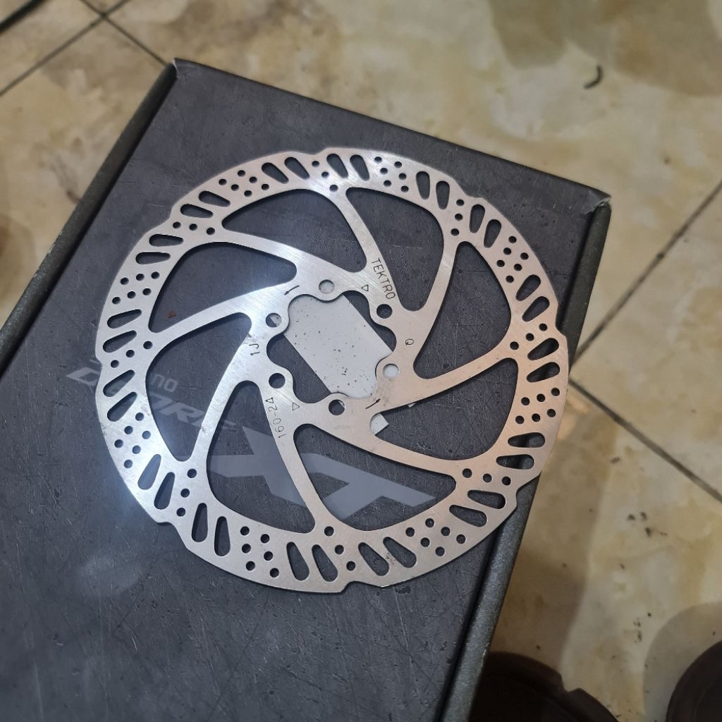 Rotor tektro 160 160mm 6bolt 6 baut original 6 inchi