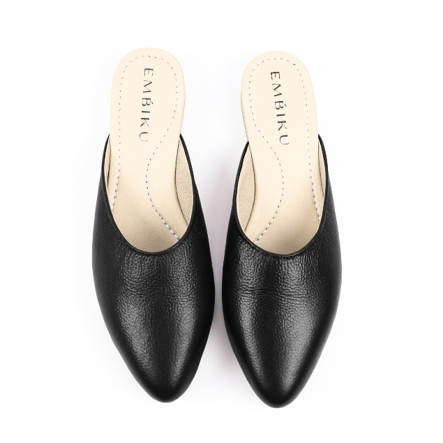 Embiku Sloptu- Sepatu Tutong Kulit Wanita Garut - Sepatu Tutong Wanita - Flatshoes Wanita