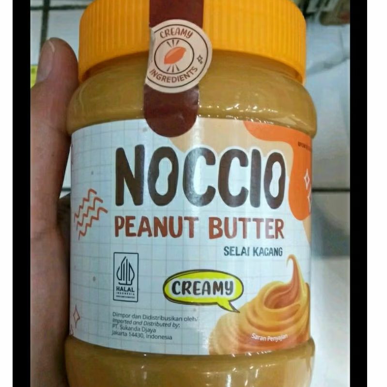 

Noccio Peanut Butter Creamy 500gr (Selai Kacang)