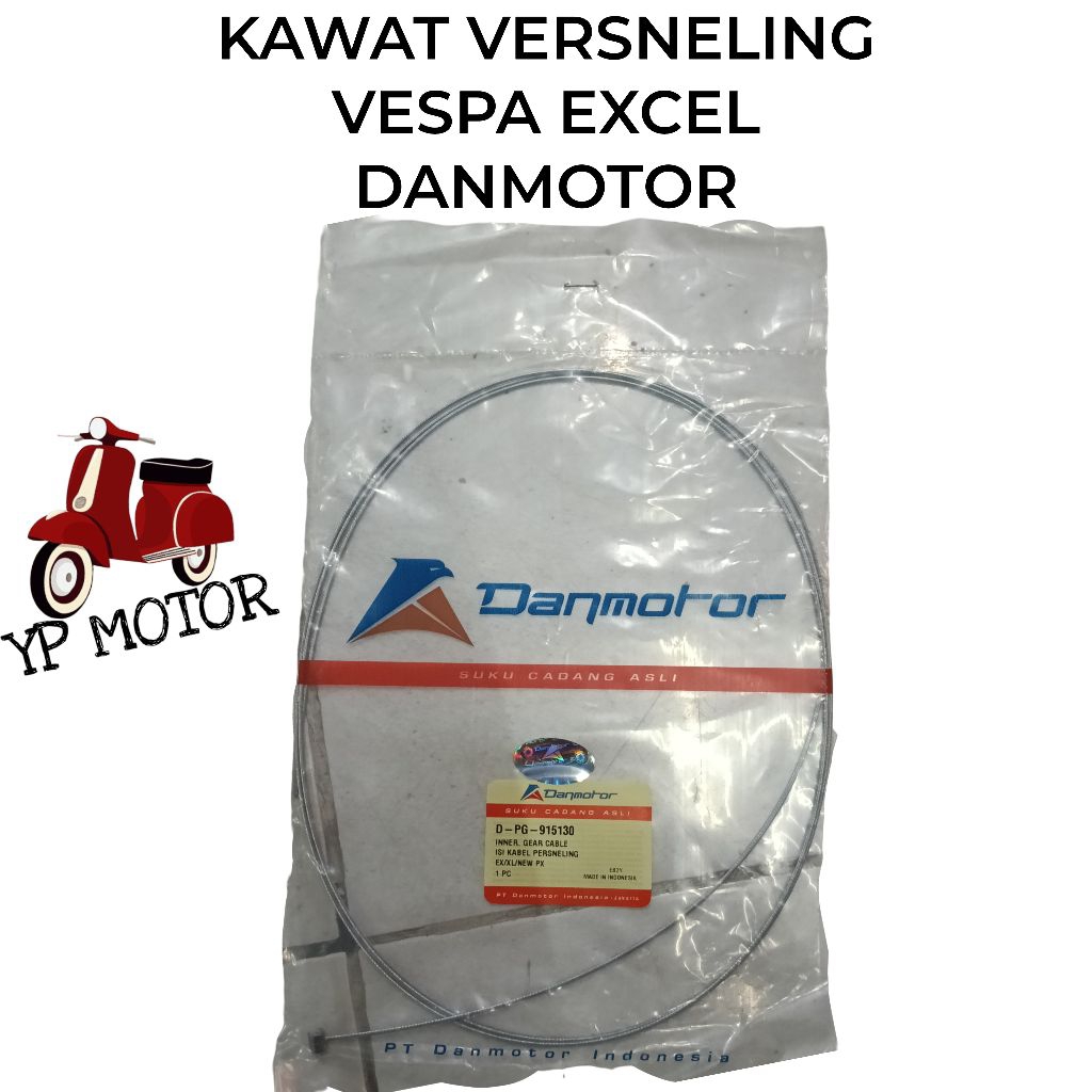 DANMOTOR Kawat Kabel Persneling Versneling Vespa Excel Exclusive PX New Sparepart Aksesoris Variasi 