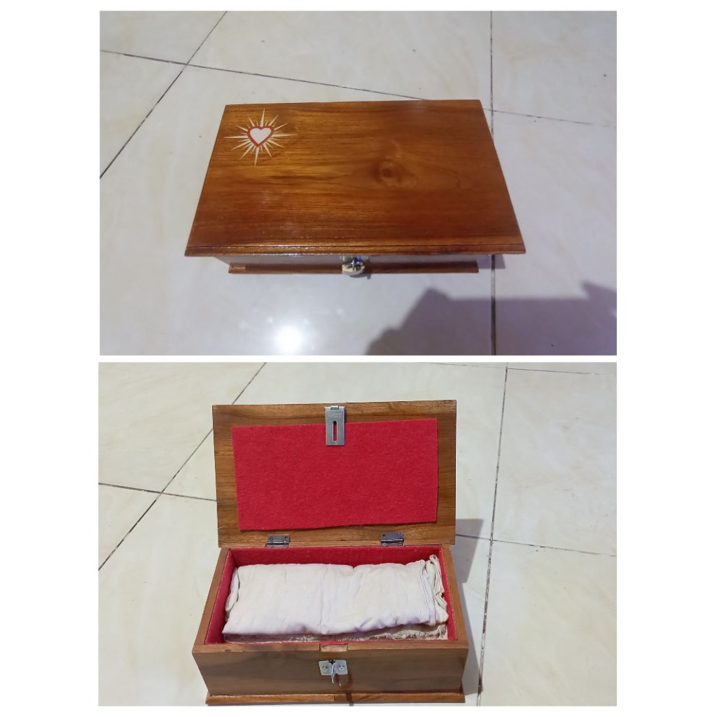 kotak mori PSHT polos / kotak perhiasan / kotak penyimpanan uang / kotak perhiasan kayu