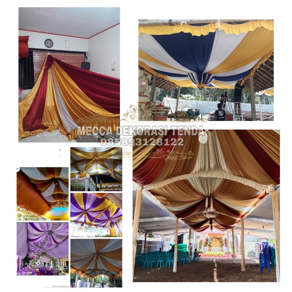 plafon balon dekorasi tenda