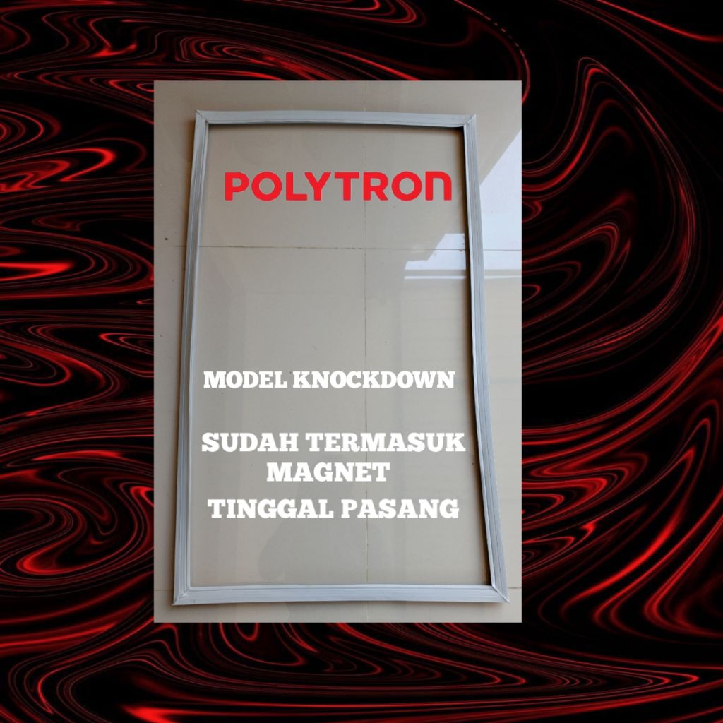 GASKET KARET PINTU KULKAS POLYTRON KNOCDOWN 50 X 105 Cm