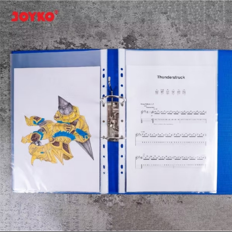 

Joyko Sheet Protector SHP-201-10 F4 Pelindung Kertas 1 Pack 10 Pcs