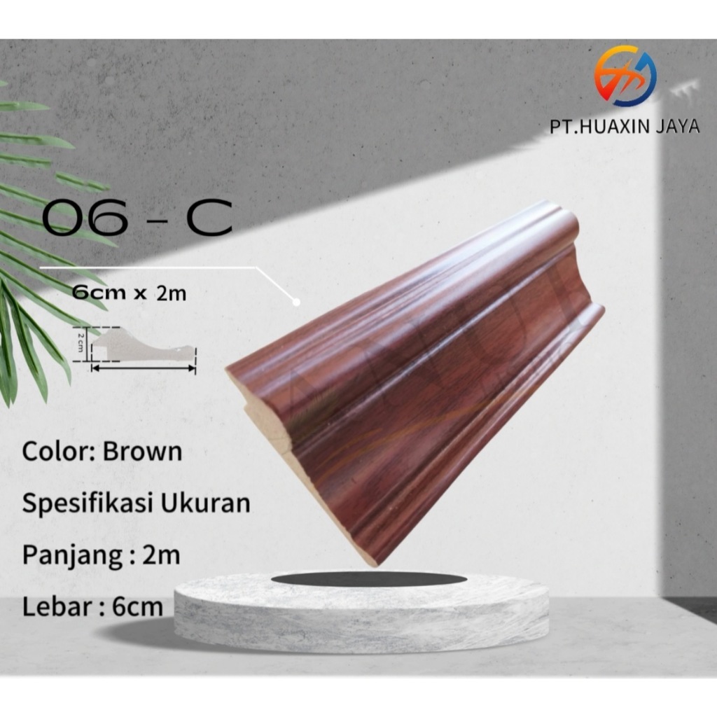 New Lis Pvc / Lis Plafon Motif Modern / Lebar 6CM x Panjang 2M