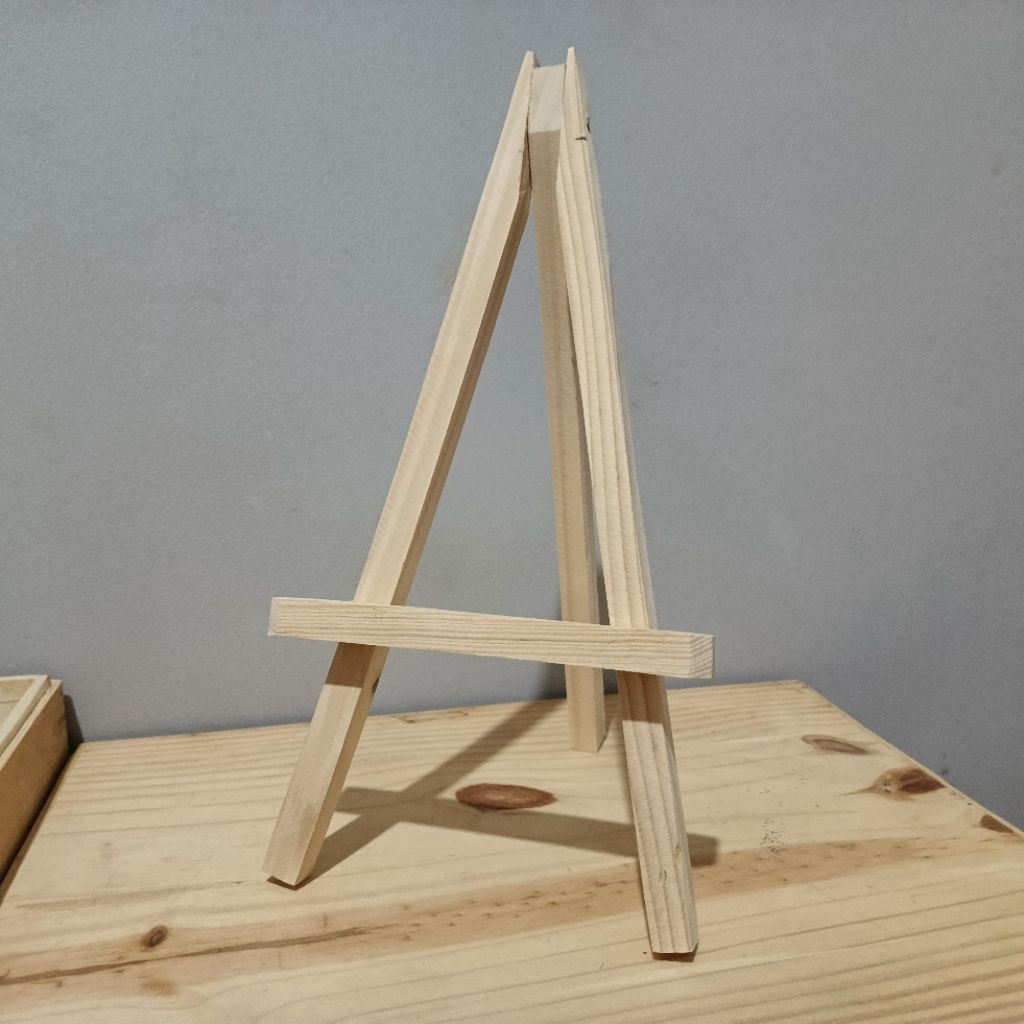 

Wooden Easel Mini 30cm Kanvas Lukis Tripod