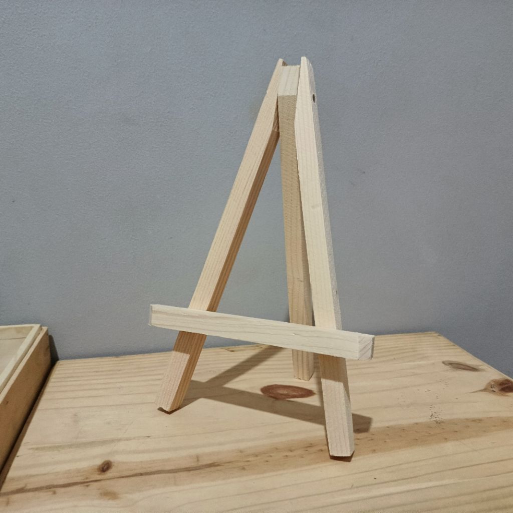 

Wooden Easel Mini 25cm Kanvas Lukis Tripod