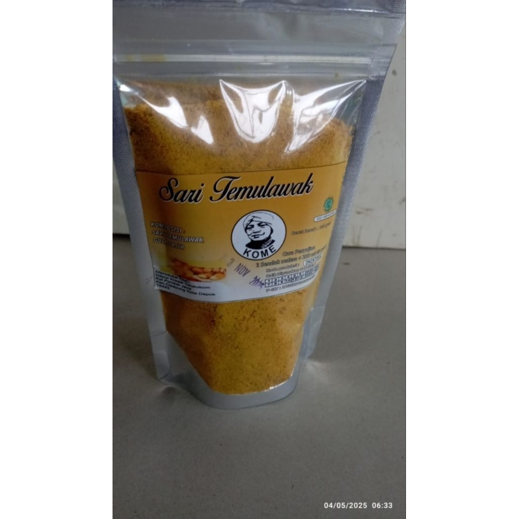 

Bubuk Temulawak Kemasan 250 gram