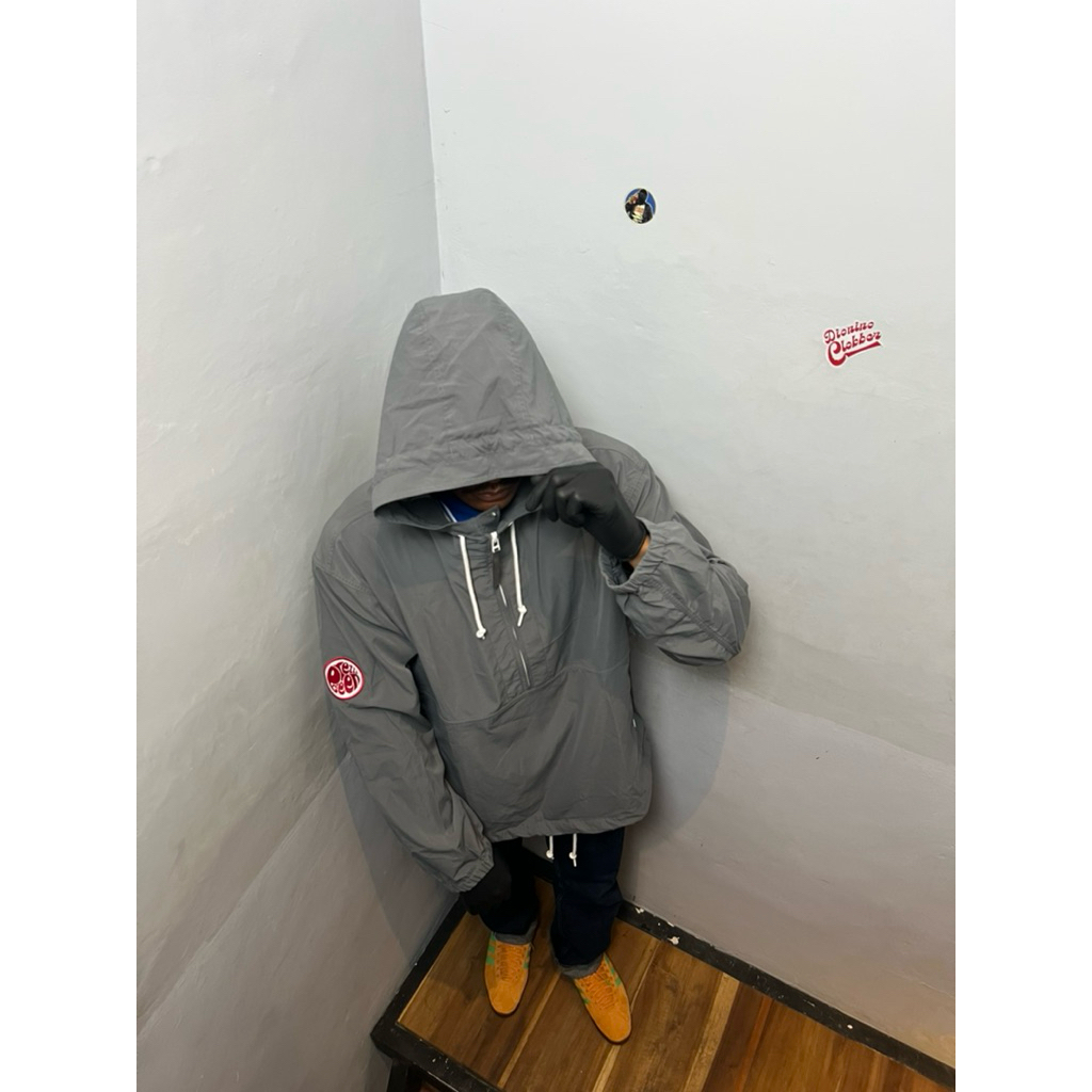 Jacket Pretty Green Tilby Smoke Nylon Grey Originals