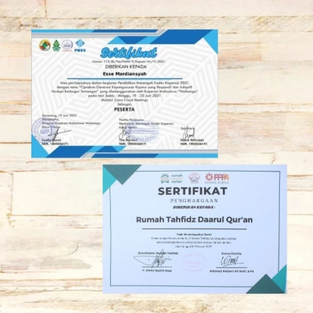 

Cetak Sertifikat A4 F4 Murah