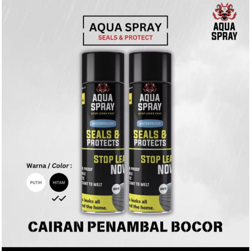 Aqua spray seal & protect cairan penambal bocor 500ml